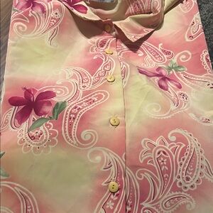 Floral Pink Dress Shirt